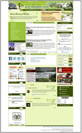Perak PBT — portal template