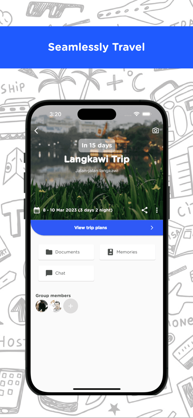 tripPAX app screenshot 2